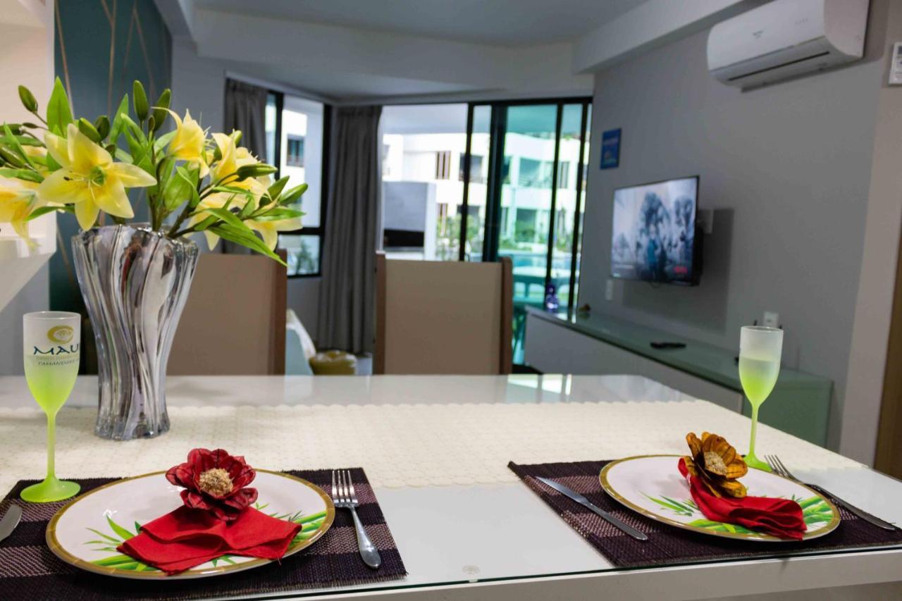 Flat Maui Beach Residence, Tamandare-Carneiros, Pe Na Areia, A Beira-Mar! Eksteriør billede